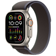 Apple Watch Ultra 2 49mm Natural Titanium Case Blue/Black Trail Loop M/L AWU2-19