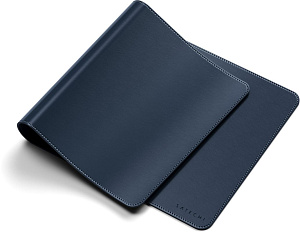 Коврик Satechi Vegan-Leather Premium Desk Mat, синий ST-LPDMB