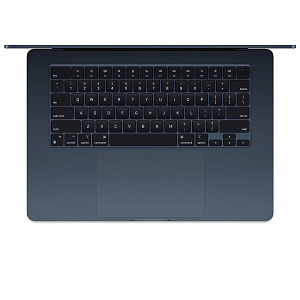 Ноутбук Apple MacBook Air 15" 2025, M4 10-CPU/10-GPU, RAM 16 ГБ, SSD 256 ГБ, темная ночь|midnight, Для других стран MAM4-26