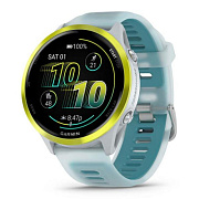 Спортивные часы Garmin Forerunner 570 47 мм Amp Yellow Aluminum with Translucent Whitestone/Turquoise Band 010-02971-01