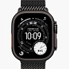 Apple Watch Ultra 3 49mm Black Titanium Case Milanese Loop Black S AWUB3-49S