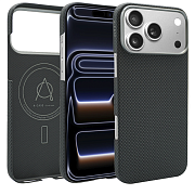 Чехол A-Case Desen с MagSafe для iPhone 17 Pro Max, черный ADS17PM-BK