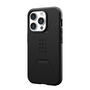 Чехол UAG Civilian с MagSafe для iPhone 15 Pro, черный UCV15P-3