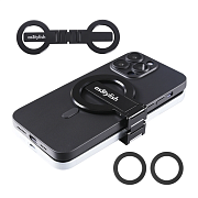 Держатель asStylish для двух телефонов с MagSafe, черный ASTCS-BK