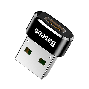 Адаптер Baseus Mini USB-A - USB-C, черный CAAOTG-01