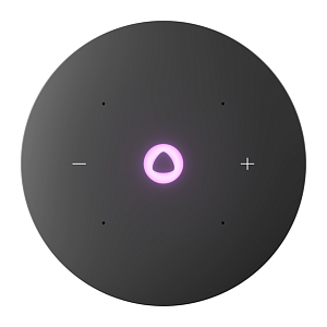Умная колонка Яндекс Станция Мини 3 Про с Алисой и Zigbee, черная, Ростест YAM3P-BLK