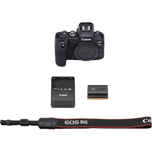 Фотоаппарат Canon EOS R6 Body Black, Русское меню CAN-6