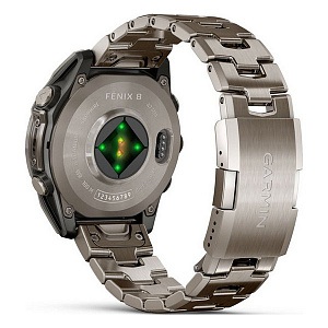 Смарт-часы Garmin Fenix 8 47 мм Amoled Sapphire Titanium Band+Grapphite Silicone Band 010-02904-40