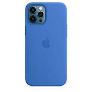 Чехол Silicone Case для iPhone 12 Pro Max, синий 2008