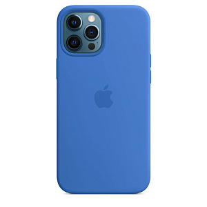 Чехол Silicone Case для iPhone 12 Pro Max, синий 2008