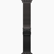 Apple Watch Ultra 3 49mm Black Titanium Case Milanese Loop Black L AWUB3-49