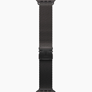 Apple Watch Ultra 3 49mm Black Titanium Case Milanese Loop Black L AWUB3-49