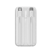 Внешний аккумулятор Baseus Comet Series Dual-Cable, 20000 мАч, 22.5 Вт, белый BCSD-225W