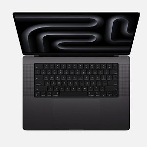 Ноутбук Apple MacBook Pro 16 2023, M3 Pro, RAM 18 ГБ, SSD 512 ГБ, космический черный, С гравировкой, Б/У MP3P-81