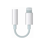 Переходник для наушников Apple Lightning - Jack 3.5 мм, 0.05 м, белый ALH-1