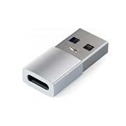 Адаптер Satechi USB-A - USB-C, серебристый ST-TAUC1