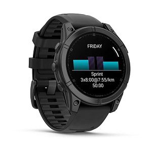 Смарт-часы Garmin Fenix E AMOLED Slate Gray with Black Silicone Band 010-03025-01