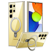 Чехол Torras UPRO Ostand Clear с MagSafe 120 для Samsung Galaxy S24 Ultra, прозрачный TOCS24U-CL