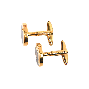 Серебряные запонки S.T. Dupont, Б/У SZD-1