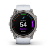 Спортивные часы Garmin Epix Pro Sapphire (Gen 2) Silver 51 mm Titanium/Whitestone Band 010-02804-11