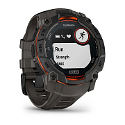Спортивные часы Garmin Instinct 3 Solar 50 мм Black with Charcoal Band 010-02935-00