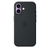 Чехол Apple Silicone Case с MagSafe для iPhone 17, черный ASC17-BK