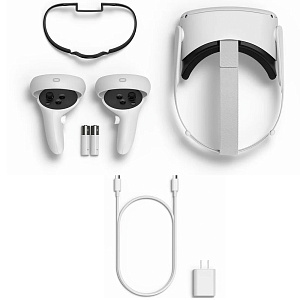 Очки виртуальной реальности Oculus Quest 2 256Gb, белый, Б/У OQ-256