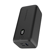 Внешний аккумулятор Powerology Onyx USB-A, Dual USB-C, 20000 мАч, черный PPBCHA19