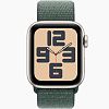 Apple Watch SE 2024 40mm Starlight Green Sport Loop AWSE24-223