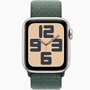 Apple Watch SE 2024 40mm Starlight Green Sport Loop AWSE24-223