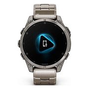 Смарт-часы Garmin Fenix 8 47 мм Amoled Sapphire Titanium Band+Grapphite Silicone Band 010-02904-40