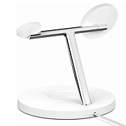 Беспроводное зарядное устройство 3 в 1 Belkin Boost Charge Pro с MagSafe Qi2, 15 Вт, белый BLQI215W-WH