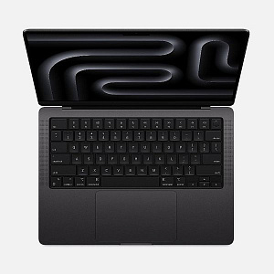 Ноутбук Apple MacBook Pro 14" 2024, M4 Pro 12-CPU/16-GPU, RAM 24 ГБ, SSD 512 ГБ, чёрный космос|space black, Без гравировки MP4-1