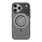 Чехол Aulumu A17 Frosted с MagSafe для iPhone 17 Pro, серый A17-TPU-GY-PRO