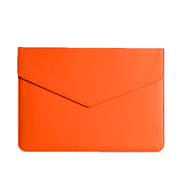 Чехол DOST для MacBook Pro/Air 13", экокожа, оранжевый DOST-16