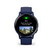Умные часы Garmin Vivoactive 5 Metallic navy Aluminium bezel and silicone band 010-02862-12