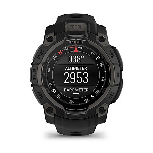 Спортивные часы Garmin Instinct 3 Amoled 45 мм Black with Black Band 010-02936-00