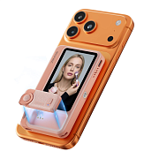 Внешний селфи-экран 7RYMS Qshot V2 Pro для смартфона, розовый QSV2PRO-PN