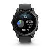 Смарт-часы Garmin Fenix E AMOLED Slate Gray with Black Silicone Band 010-03025-01