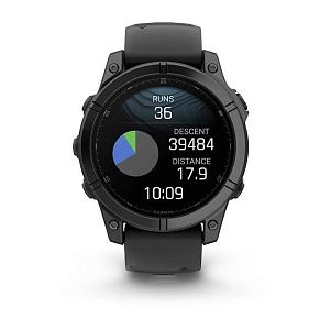 Смарт-часы Garmin Fenix E AMOLED Slate Gray with Black Silicone Band 010-03025-01