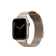 Ремешок Uniq Dante для Apple Watch 40/41/42 мм, магнитный, сталь, бежевый UDS-01