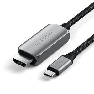 Кабель Satechi USB-C - HDMI 2.1, 2 м, черный ST-YH8KCM