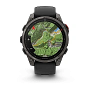 Смарт-часы Garmin Fenix 8 Pro 47mm Amoled Sapphire Lens Carbon Grey DLC Titanium With Black/Pebble Gray 010-03198-01