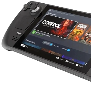 Игровая приставка Valve Steam Deck OLED 512 ГБ SSD, без игр, черный, Европа, Б/У STEAM-6BU