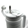 Кружка LePresso с трубочкой из нержавеющей стали, 900 мл, белый LPCFFM0024WH