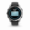 Смарт-часы Garmin Fenix E AMOLED Slate Gray with Black Silicone Band 010-03025-01