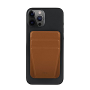 Магнитная подставка - картхолдер Uniq Lyft, коричневый ULB-01