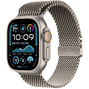 Apple Watch Ultra 2 49mm Natural Titanium Case Milanese Loop S AWUB2-455