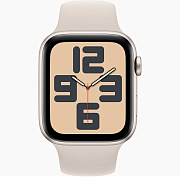 Apple Watch SE 2024 40mm Starlight Sport Band M/L AWSE24-8