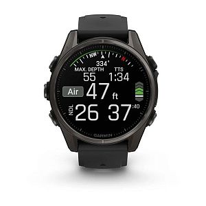 Смарт-часы Garmin Fenix 8 43 mm Amoled Sapphire Titanium Carbon Gray 010-02903-21